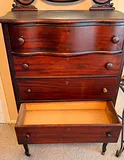 Mahogany Tallboy Dresser - thumbnail 4 of 5