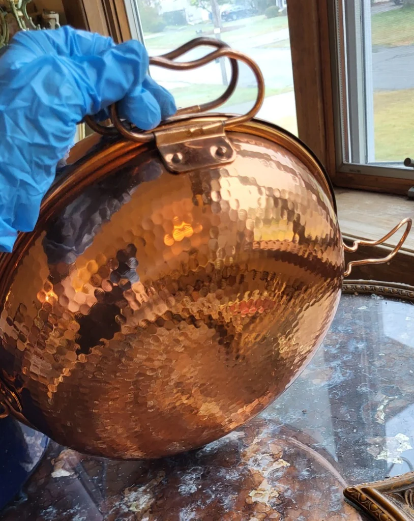 Metalutil Copperware & Enamel Dutch Oven - image 5 of 8