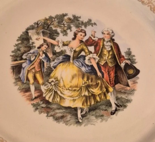 Homer Laughlin Porcelain Plate Set - image 1 of 3
