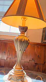 Set of Traditional Lamps with Pleated Shades - thumbnail 5 of 6