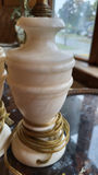 2 Vintage Alabaster or Marble Table Lamps - thumbnail 1 of 5