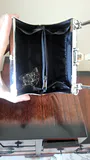 JUST ADDED! black and metal clutch - thumbnail 4 of 4