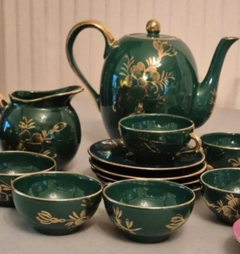 Sebto Lucchesi Tea Set and Assorted Teacups - image 2 of 7