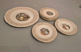 Homer Laughlin Porcelain Plate Set - thumbnail 2 of 3