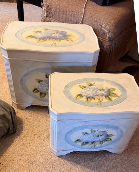 Two Decorative Storage Boxes - image 1 of 4