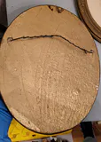 Romantic Couple Wall Plaque Chalkware / Resin - thumbnail 2 of 4