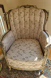 French Style Wingback Chair - thumbnail 3 of 7