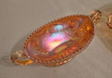 Set of Iridescent Marigold Carnival Glass Bowls and Dishes - thumbnail 4 of 6
