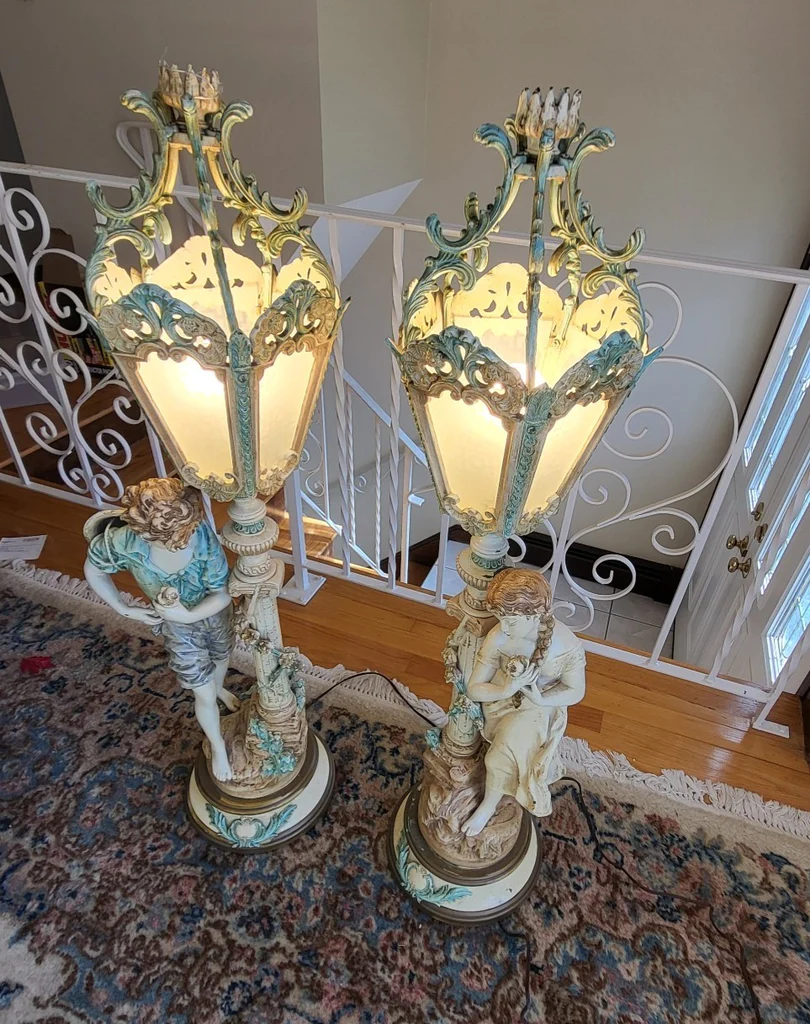 Pair of Victorian Table Lamps - image 1 of 13