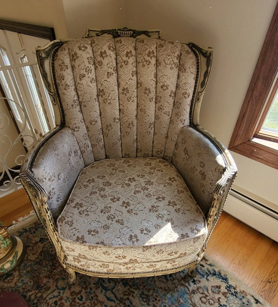 French Style Wingback Chair - image 1 of 7