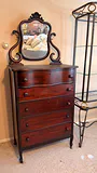 Mahogany Tallboy Dresser - thumbnail 1 of 5