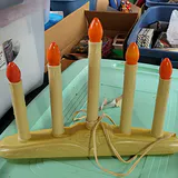 Vintage Electric Plastic Drip Window Candelabra - thumbnail 3 of 3