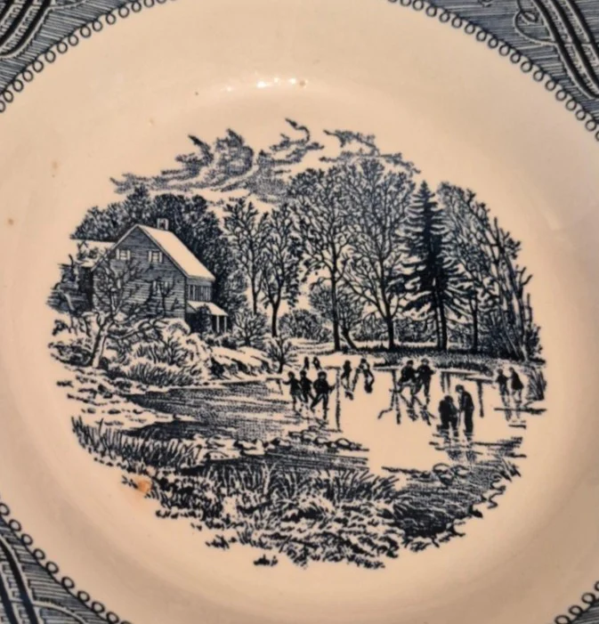 Currier & Ives: "Early Winter" China - image 1 of 3