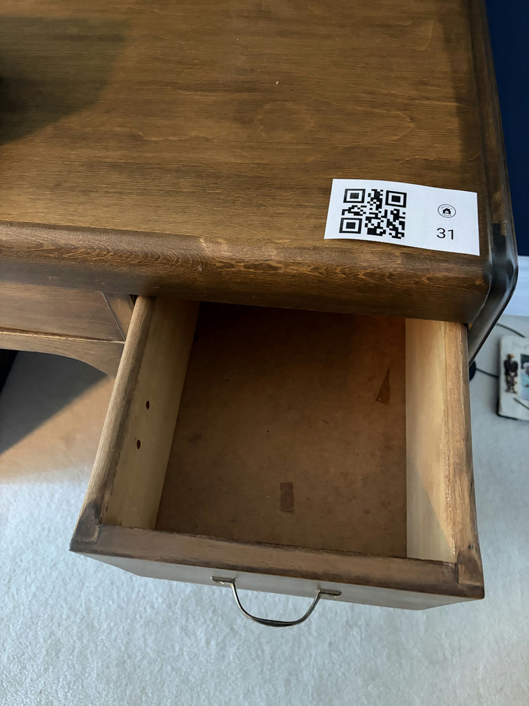 Solid Wood Desk - image 4 of 10