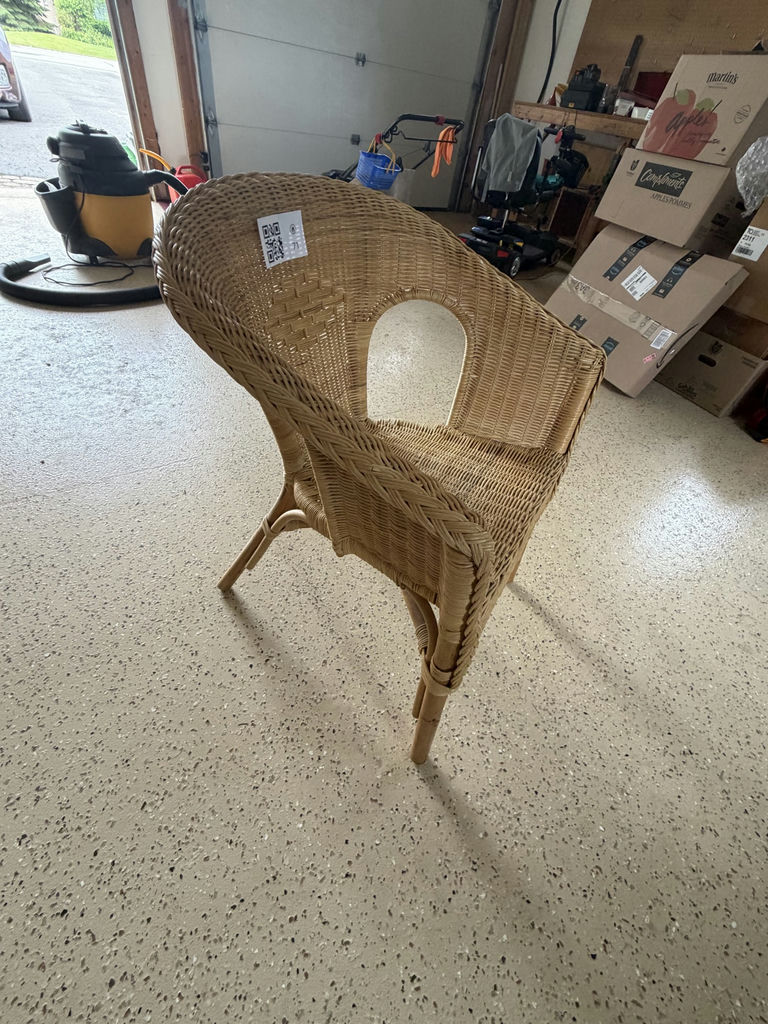 Wicker Arm Chair - image 2 of 5