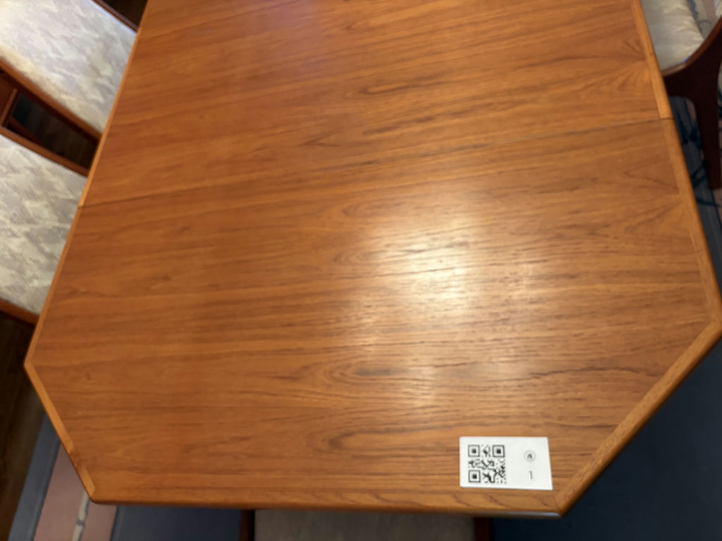 MCM Solid Wood Dining Suite - Table & 6 Chairs - image 11 of 17
