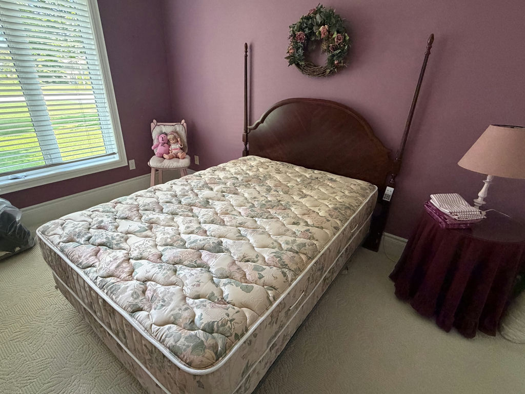 Double Bedframe With Mattress & Boxspring - image 2 of 16