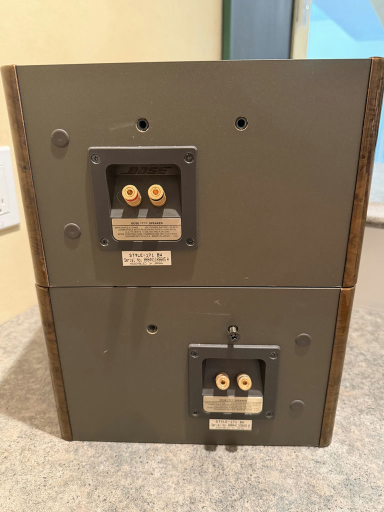 Vintage Bose 171 Bookshelf Speakers - image 9 of 14