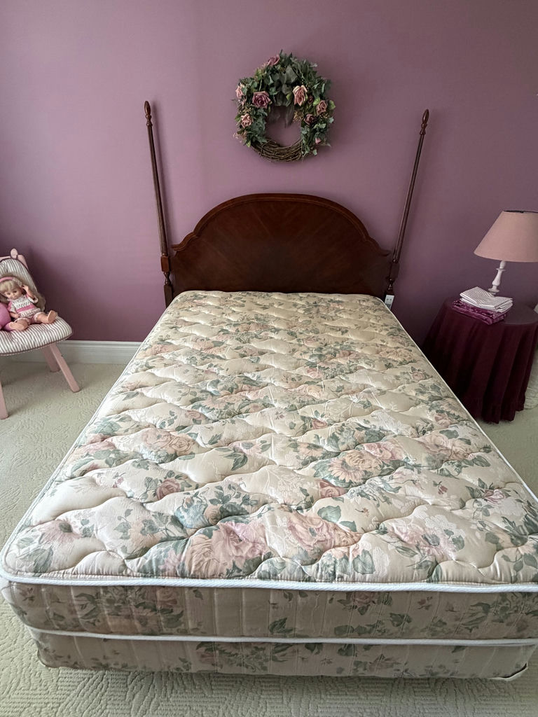 Double Bedframe With Mattress & Boxspring - image 1 of 16