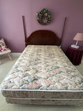 Double Bedframe With Mattress & Boxspring - thumbnail 1 of 16