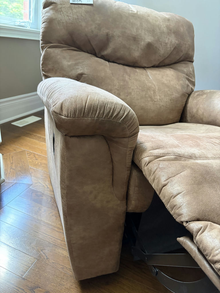 LAZBOY Suede Recliner - image 6 of 10