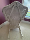 White Wicker Rocking Chair - thumbnail 12 of 14