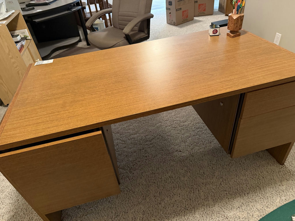 Double Pedestal Desk - image 4 of 7