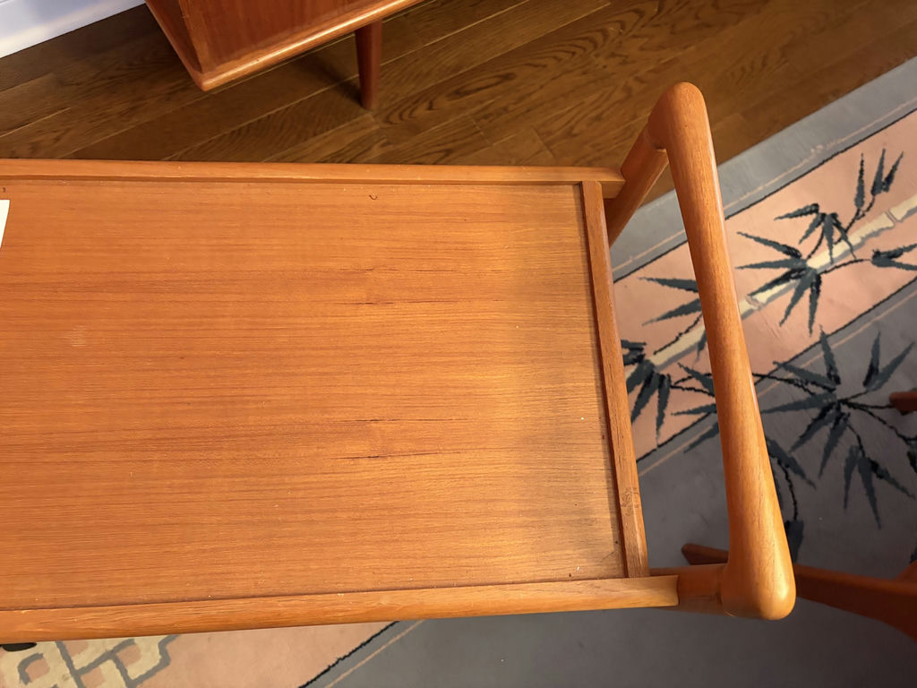 MCM Solid Wood Bar Cart - image 3 of 12