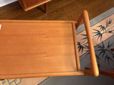 MCM Solid Wood Bar Cart - thumbnail 3 of 12