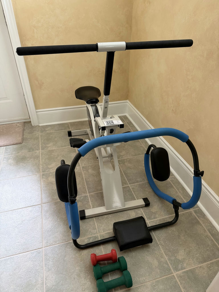 Stationary Bike And Fitness Equipment - image 1 of 6