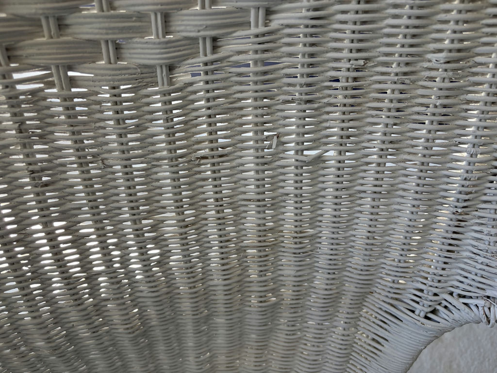 White Wicker Rocking Chair - image 7 of 14