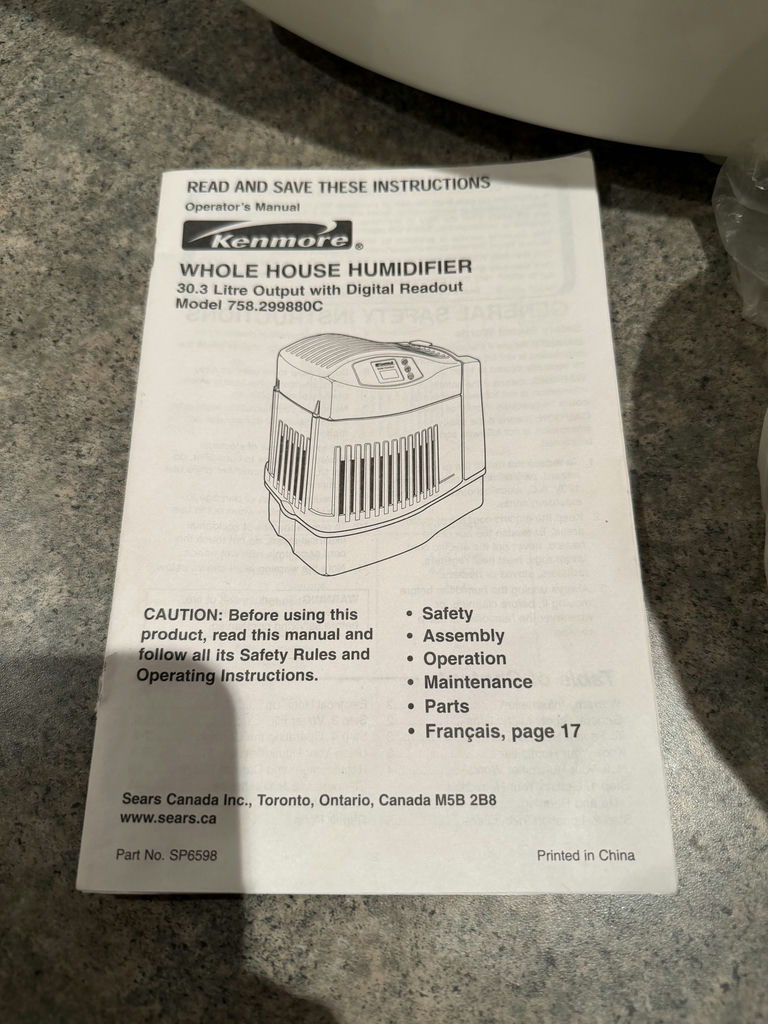 Kenmore Quiet Comfort Humidifier - image 9 of 10