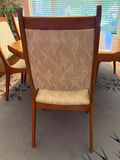 MCM Solid Wood Dining Suite - Table & 6 Chairs - thumbnail 9 of 17