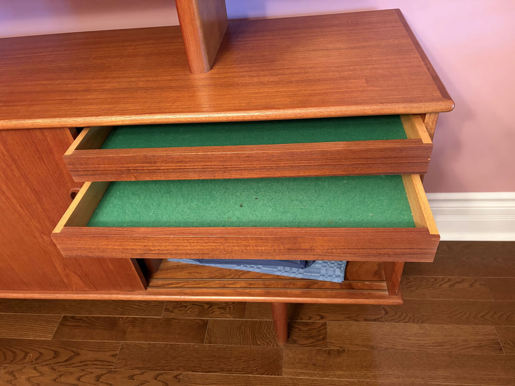 MCM 1979 Solid Wood Buffet Server - image 8 of 11