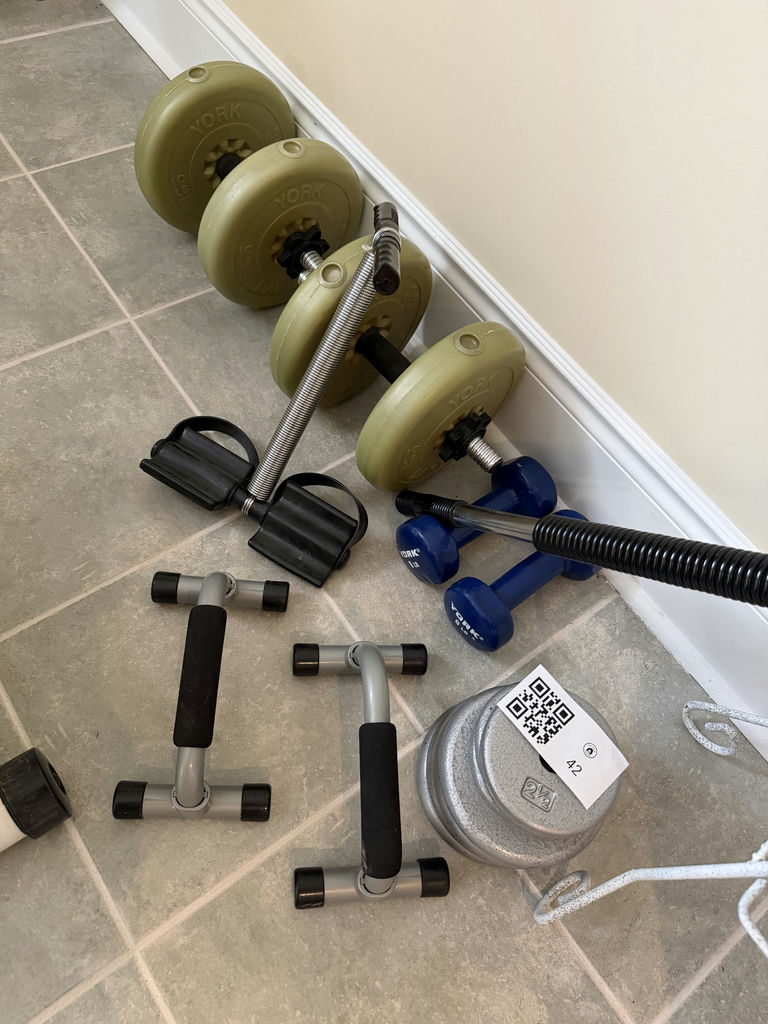Trek Stationary Bike, Free Weights & Fitness Equipment - image 6 of 15