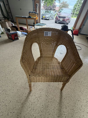 Wicker Arm Chair - Image 1 of 5