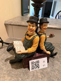 Vintage Laurel And Hardy Table Lamp - thumbnail 2 of 8