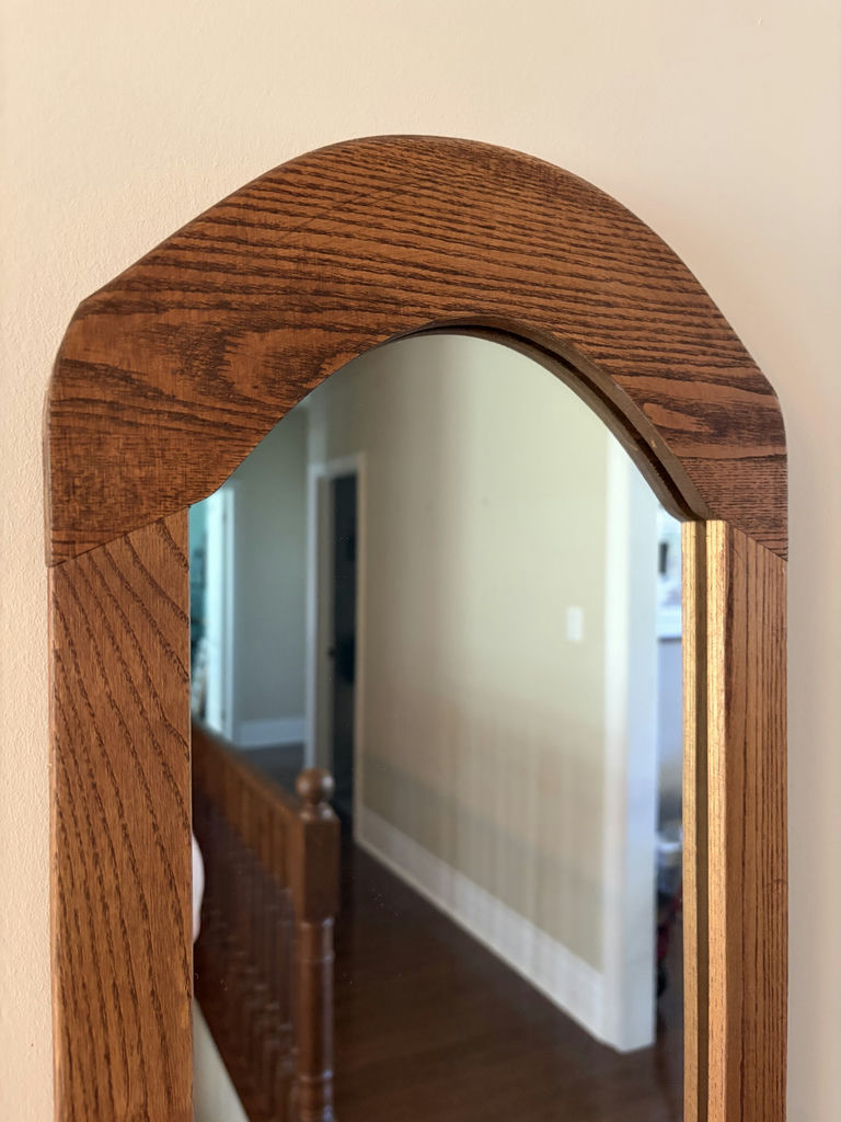 Wooden Framed Mirror - image 4 of 6