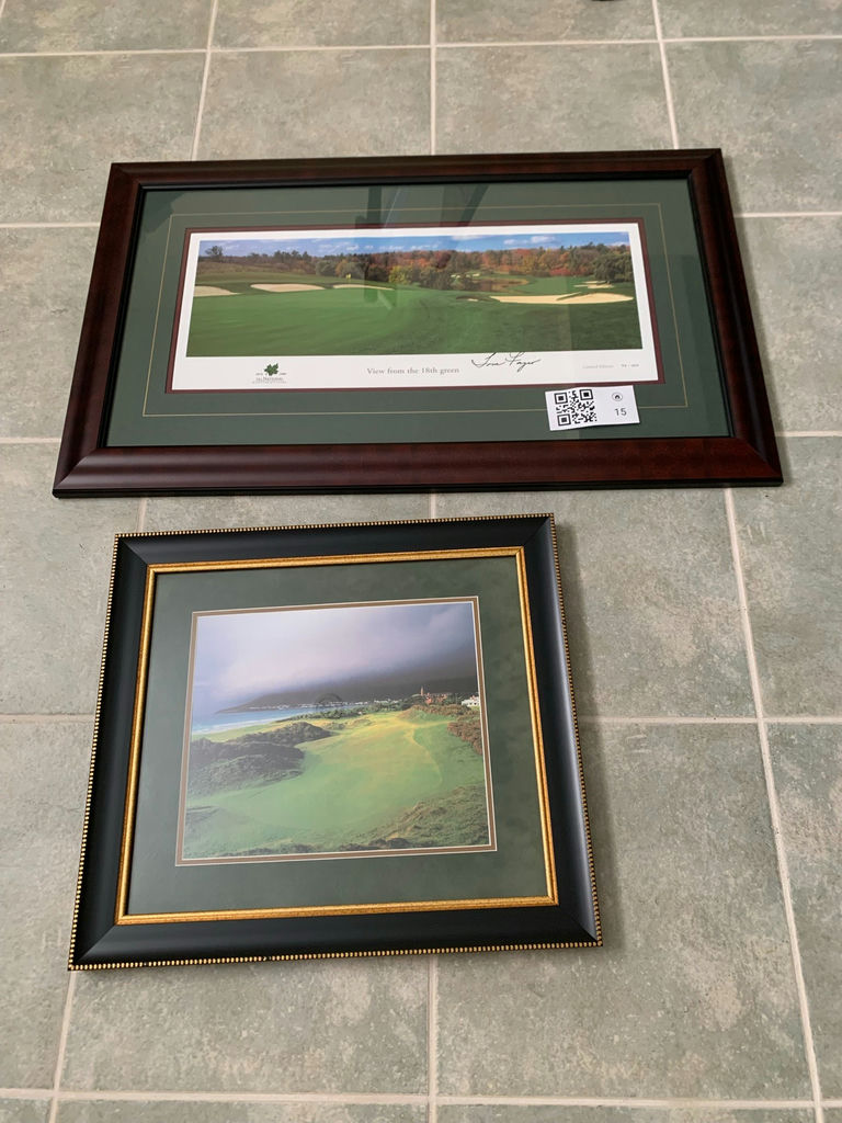 Set Of Two Framed Golf Scenes - image 6 of 6