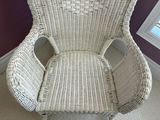 White Wicker Rocking Chair - thumbnail 3 of 14