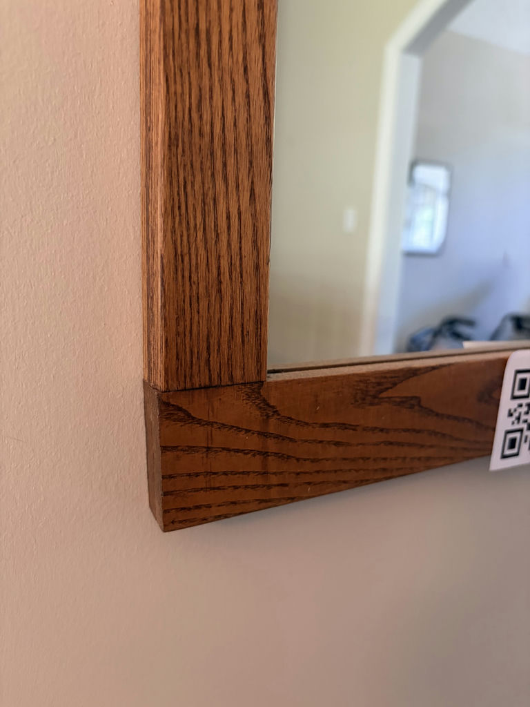 Wooden Framed Mirror - image 3 of 6