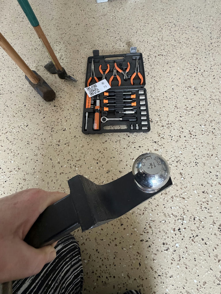 Pick Axe; Sledgehammer; Trailer Hitch and More - image 3 of 10