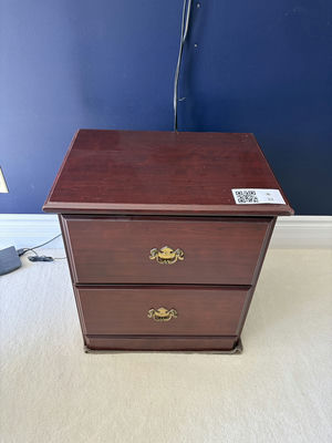 Wooden Nightstand - Image 1 of 9