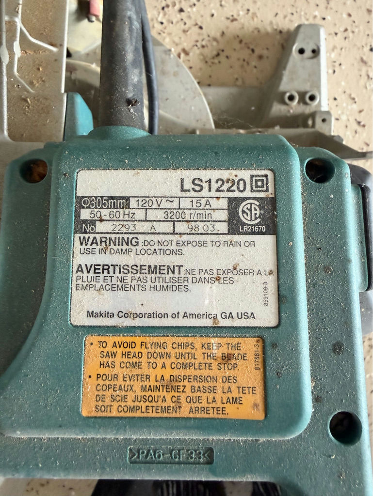 Makita Chop Saw - image 4 of 9