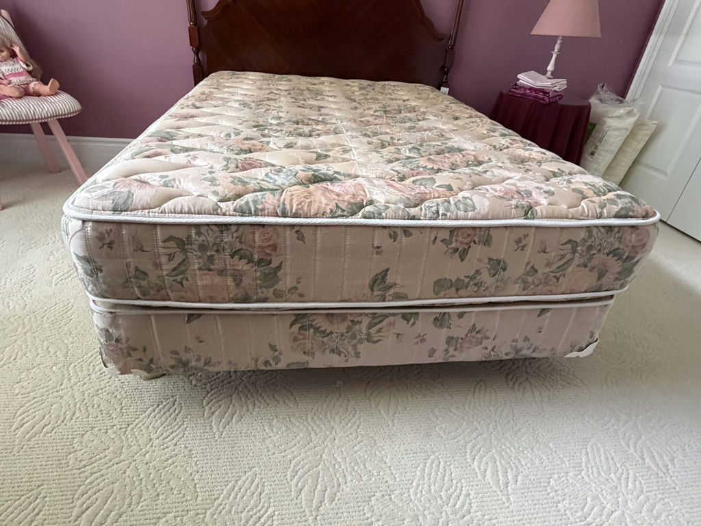 Double Bedframe With Mattress & Boxspring - image 12 of 16