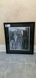 Framed Large Print Of Young Girl + Cows - thumbnail 1 of 5