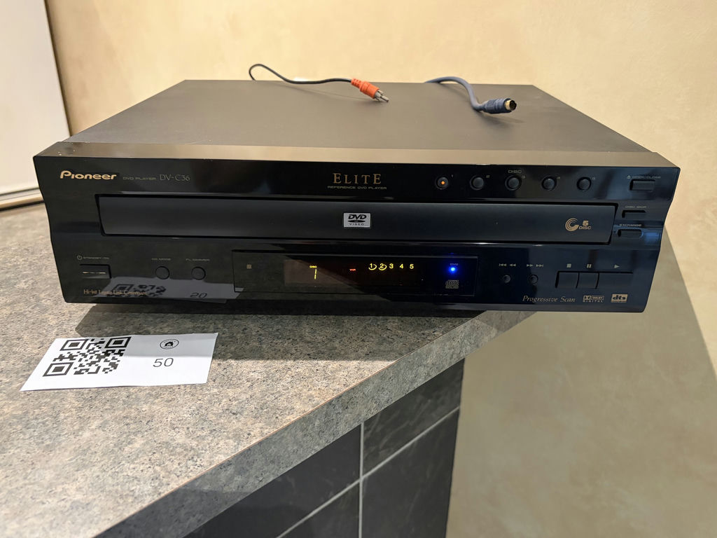 Pioneer Elite DV-C36 5-Disk DVD Player - image 2 of 7