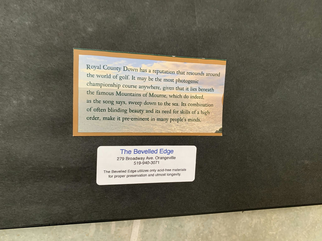 Set Of Two Framed Golf Scenes - image 2 of 6