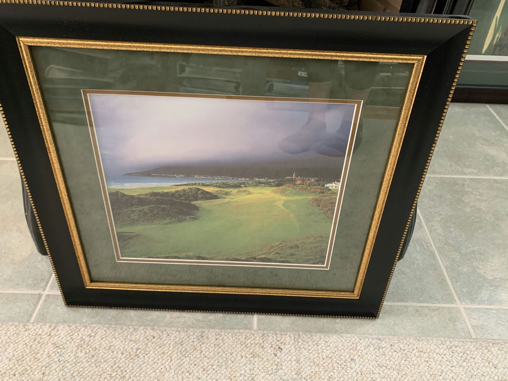 Set Of Two Framed Golf Scenes - image 1 of 6