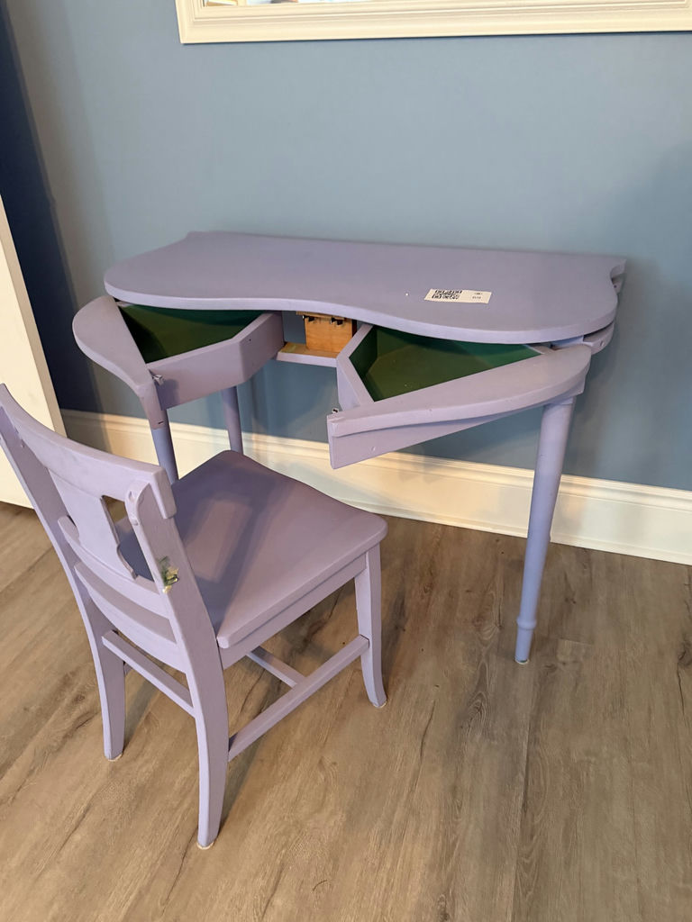 Painted Desk Or Vanity - image 1 of 7